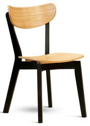Jídelní židle NICO černá/dub 