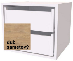 Kontejner zásuvkový do skříní MIA  

dub sametový